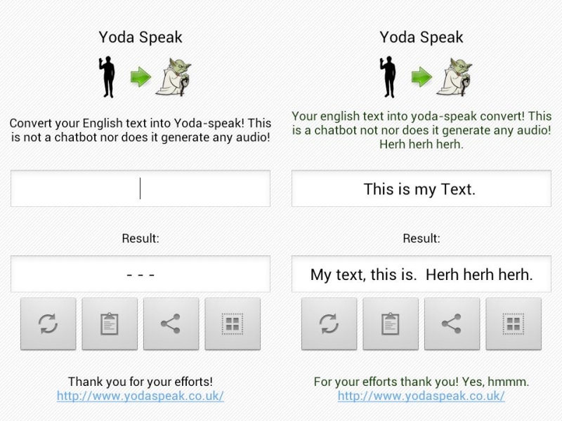 Yoda Text To Speech